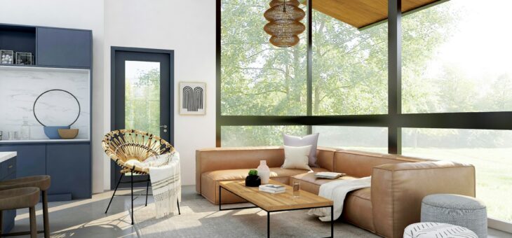 Een stoere touch maken voor moderne interieurs